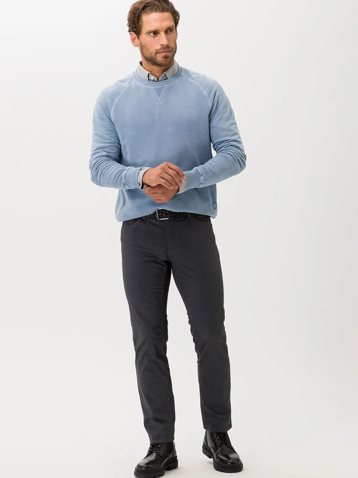 BRAX | Hose CHUCK | grau